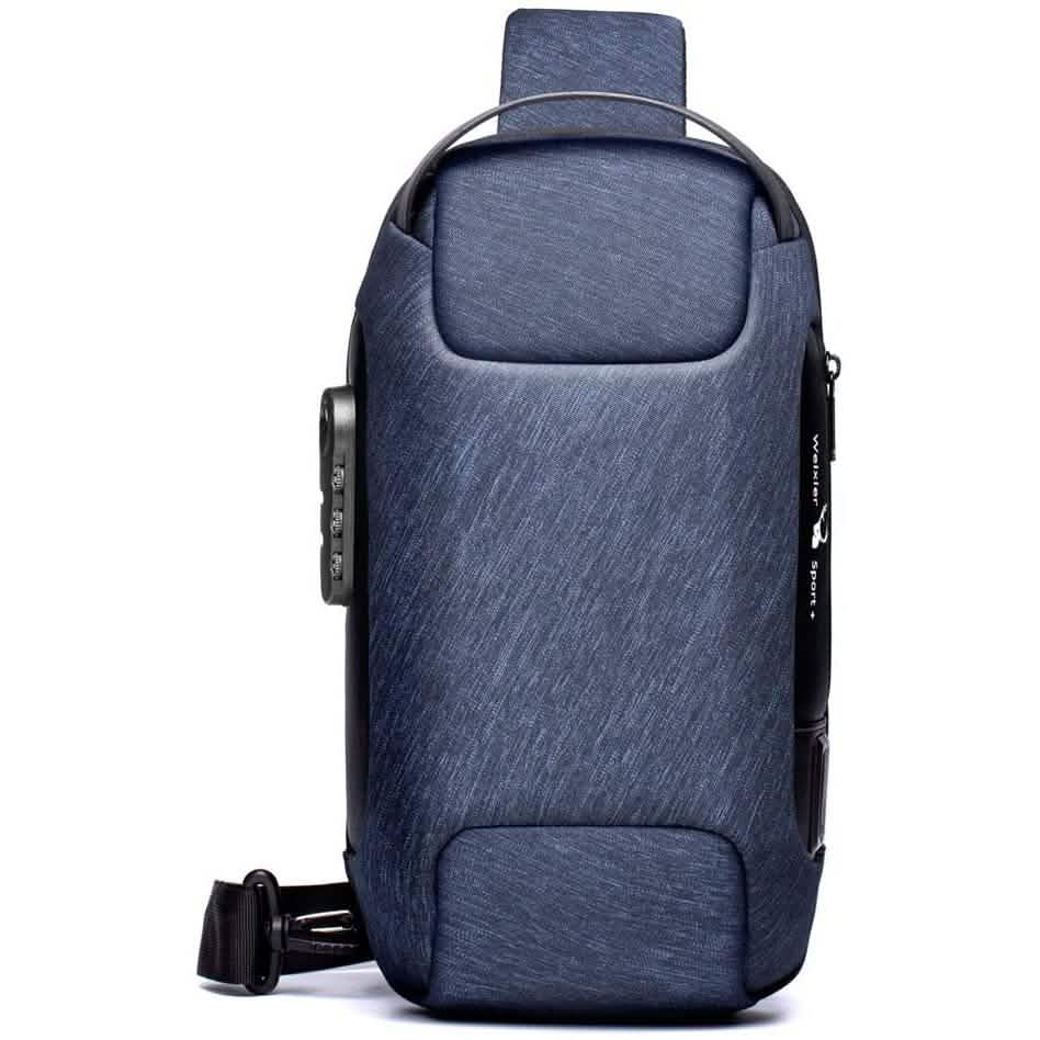 KPYWZER Anti-theft Sling Backpack with USB Charging Port by DailySale