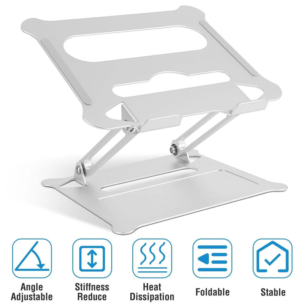 Laptop Stand Aluminum Angle Adjustable Computer Holder Riser Heat Vent by DailySale