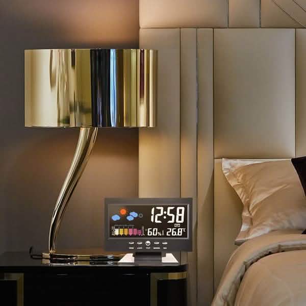 LCD Color Screen Digital Backlight Snooze Alarm Clock by DailySale