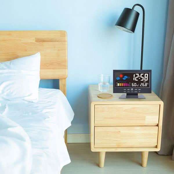 LCD Color Screen Digital Backlight Snooze Alarm Clock by DailySale