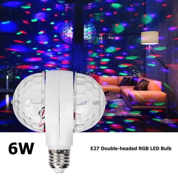 LED 6W Rotating Bulb Light by DailySale