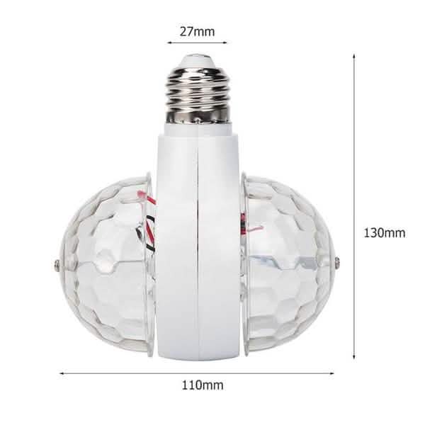 LED 6W Rotating Bulb Light by DailySale