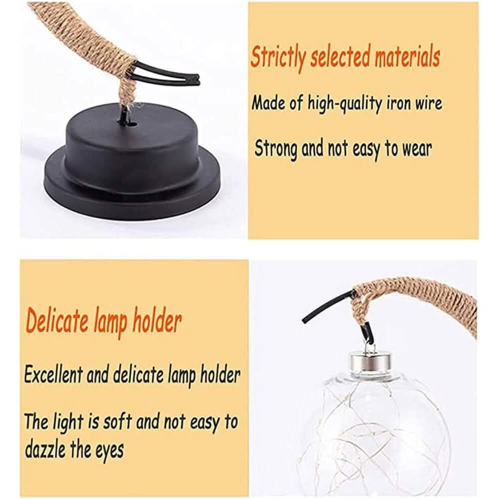 LED Ball Lamp Wrought Iron Moon Lamp by DailySale