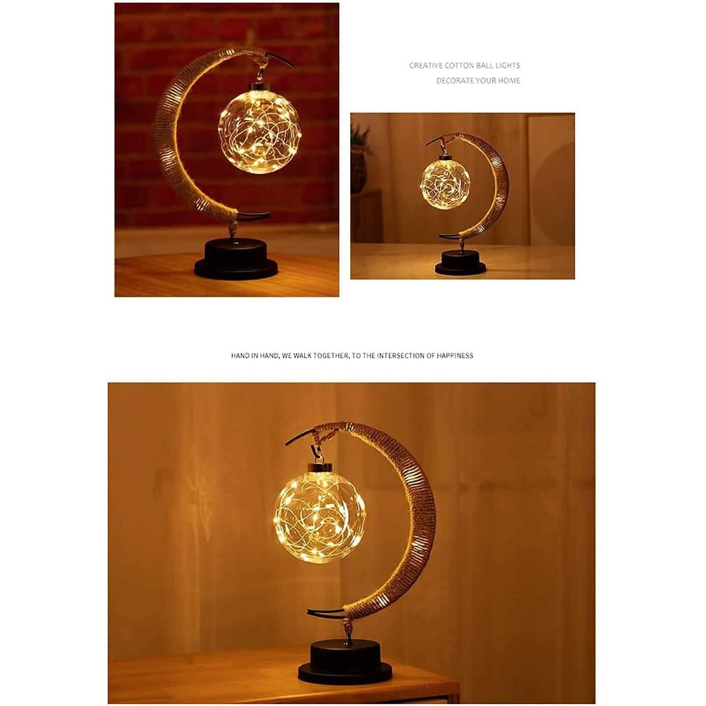 LED Ball Lamp Wrought Iron Moon Lamp by DailySale