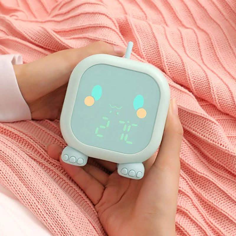 Led Cartoon Alarm Clock Voice Control Digital by DailySale