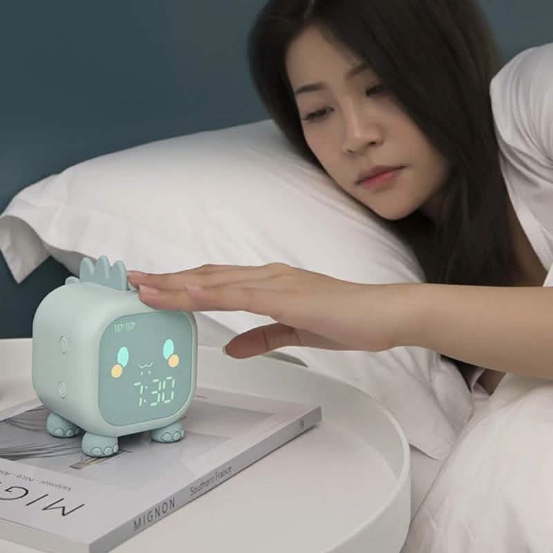 Led Cartoon Alarm Clock Voice Control Digital by DailySale