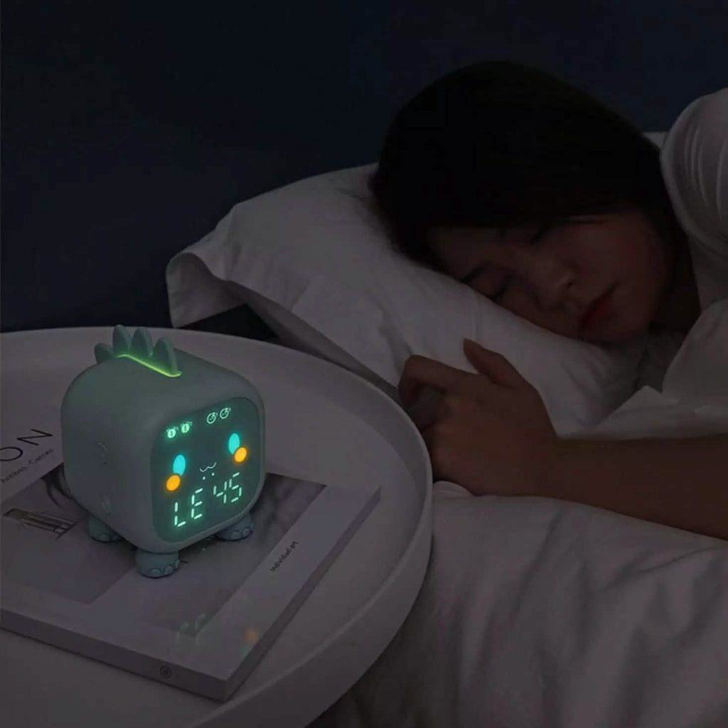 Led Cartoon Alarm Clock Voice Control Digital by DailySale
