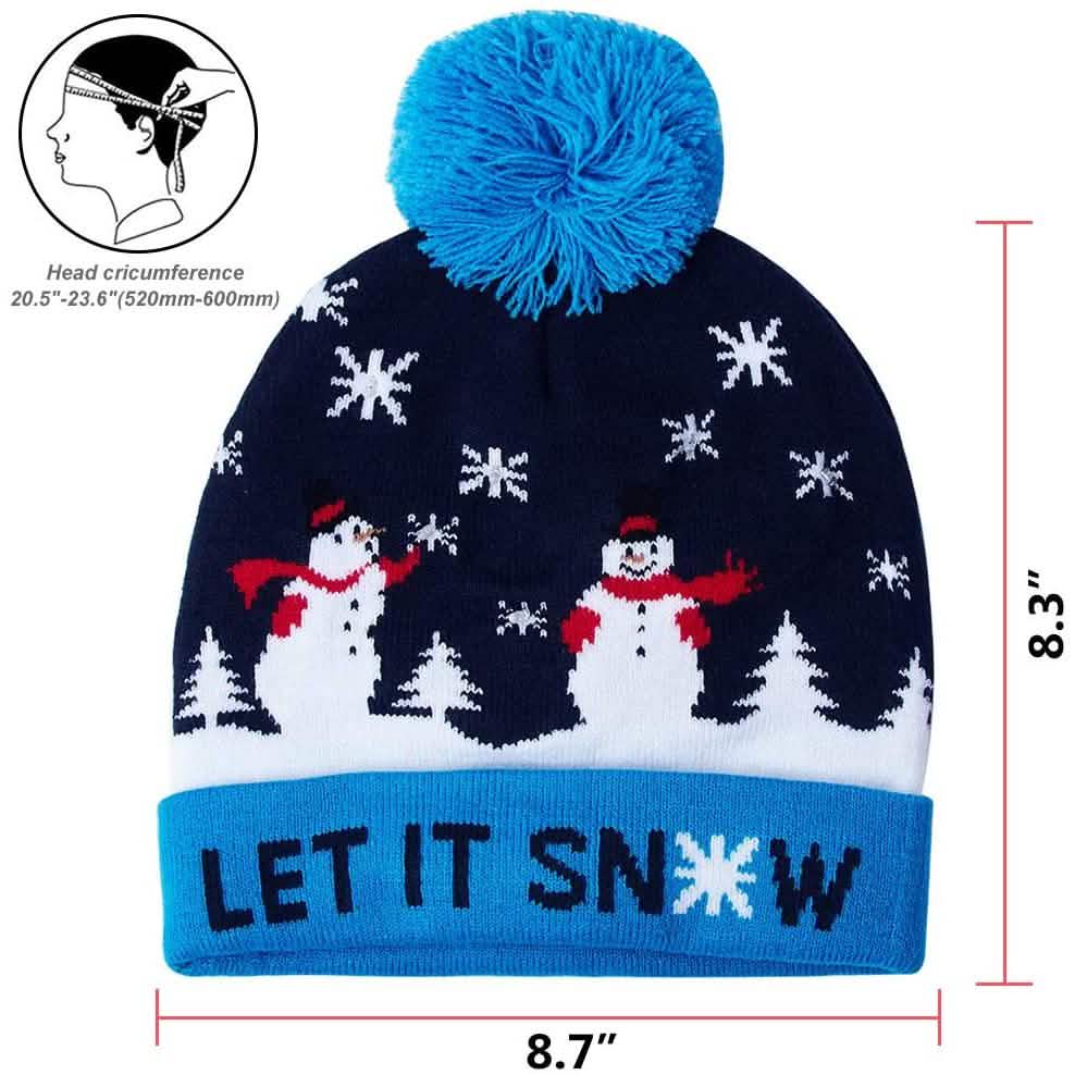 LED Christmas Knitted Hat by DailySale