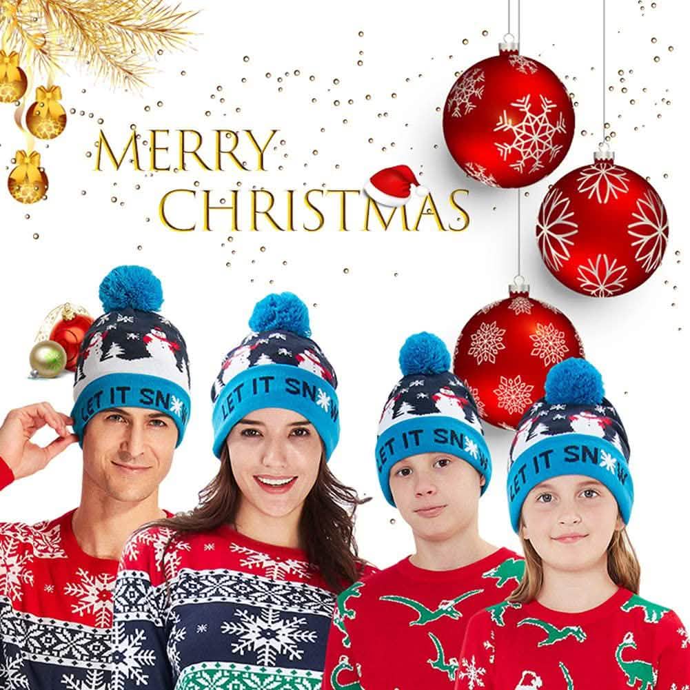 LED Christmas Knitted Hat by DailySale