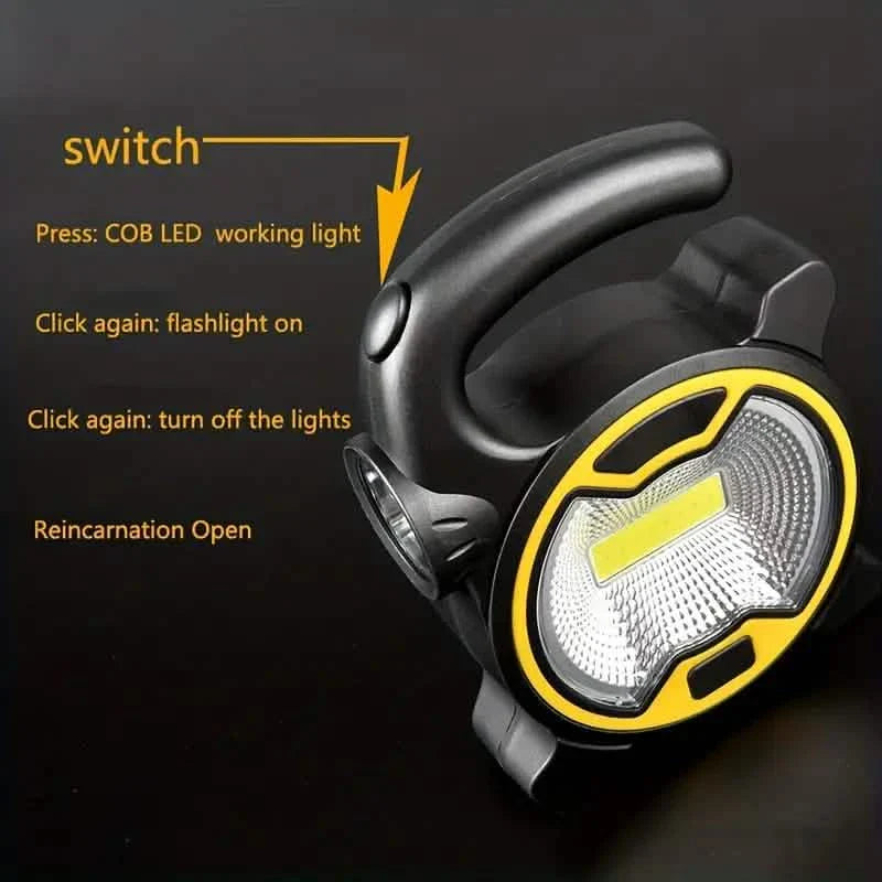 LED COB Camping Flashlight Lantern by DailySale