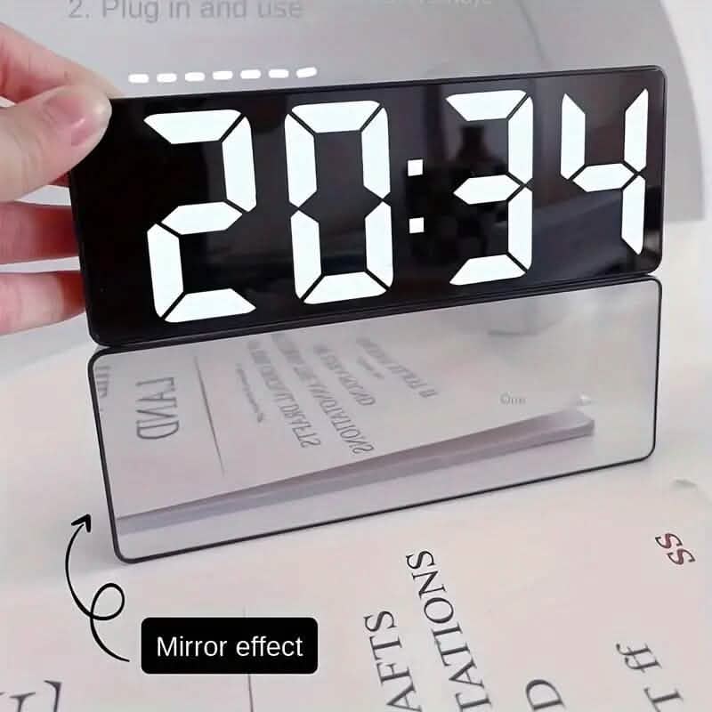 LED Digital Alarm Clock with Dual Alarms, Voice Control and more by DailySale