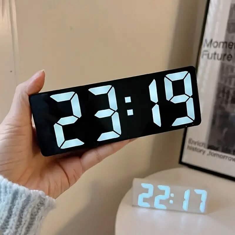 LED Digital Alarm Clock with Dual Alarms, Voice Control and more by DailySale