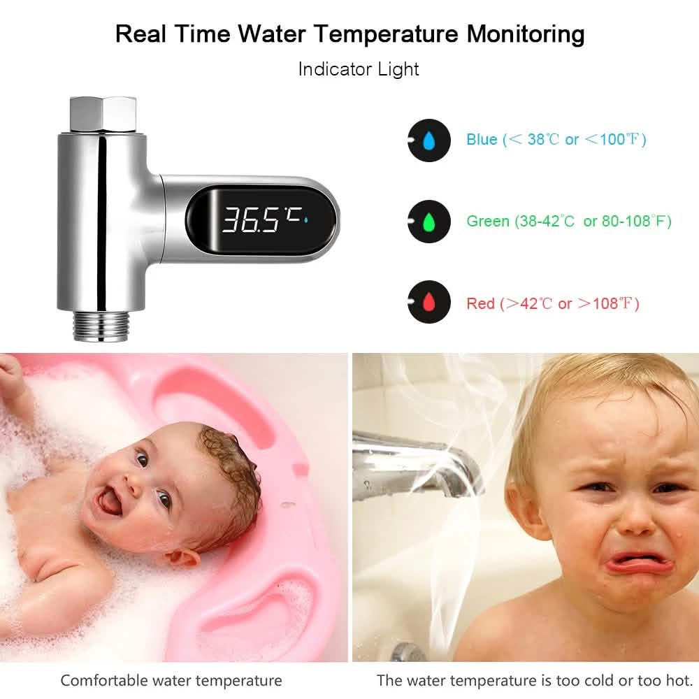 LED Digital Shower Thermometer by DailySale