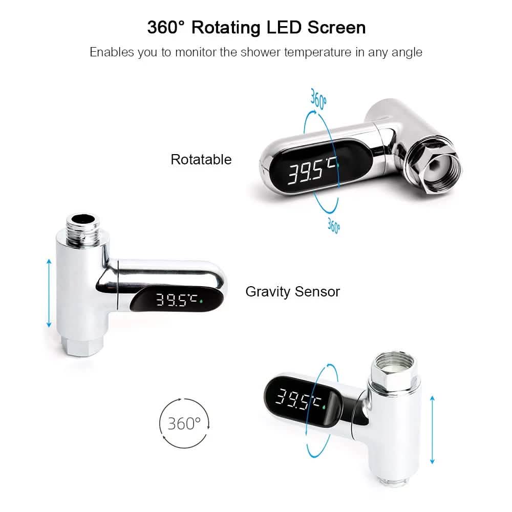 LED Digital Shower Thermometer by DailySale
