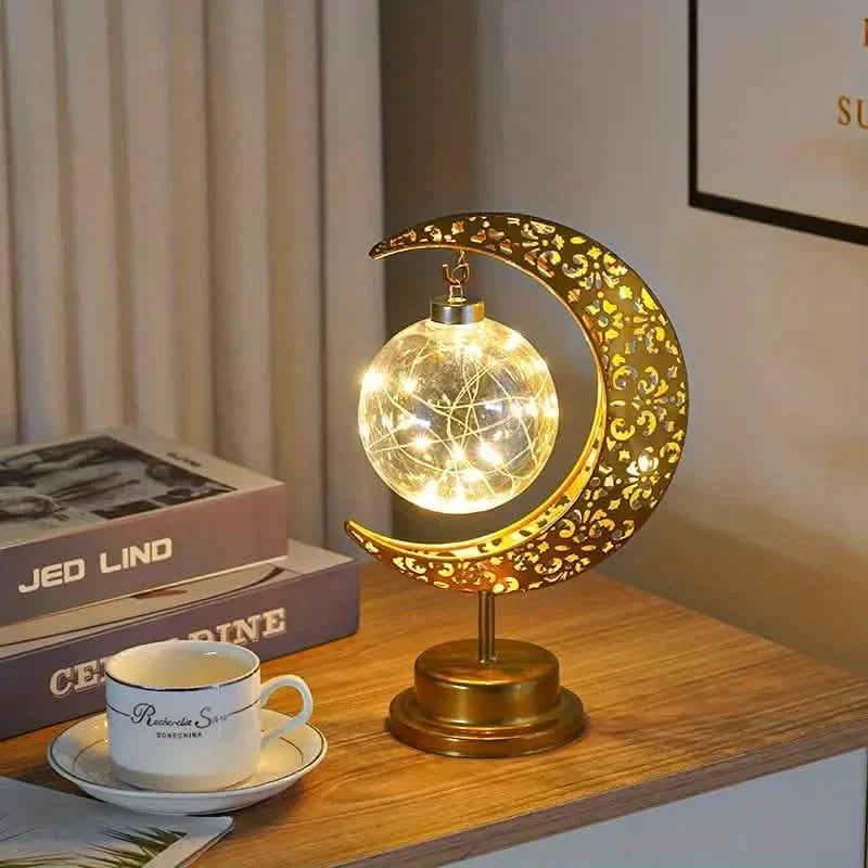 LED Iron Moon Lamp by DailySale