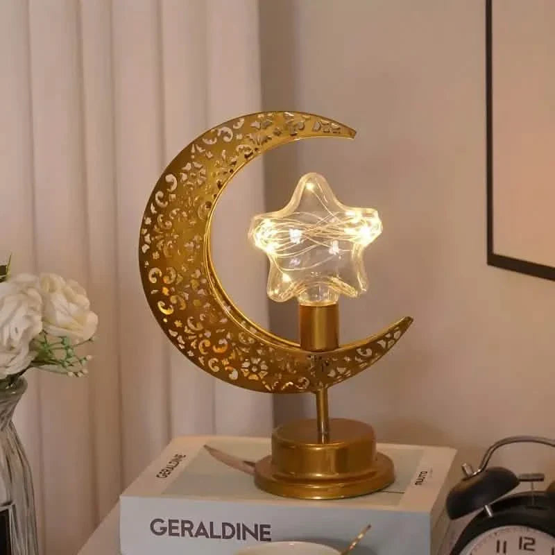 LED Iron Moon Lamp by DailySale