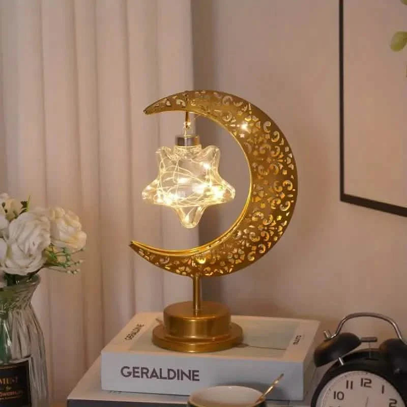 LED Iron Moon Lamp by DailySale