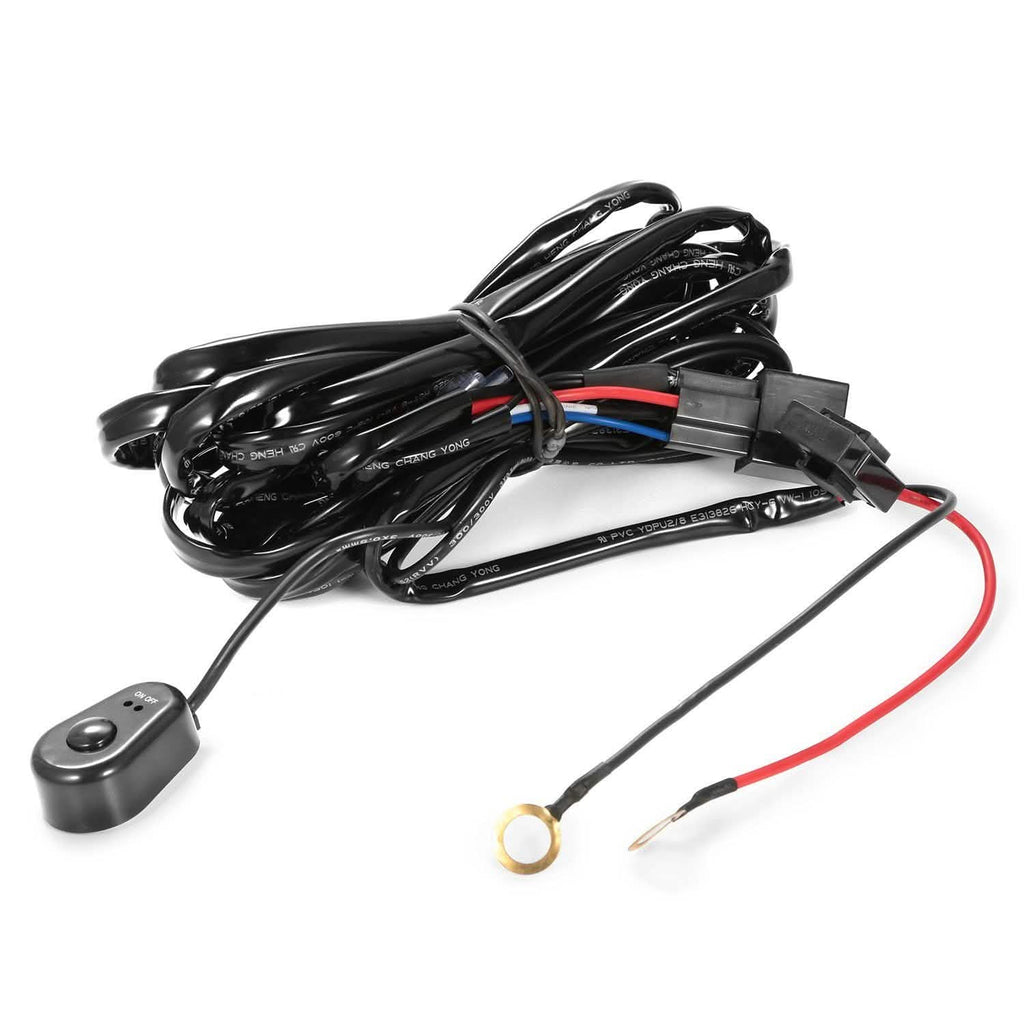 LED Light Bar Wiring Harness Kit Universal Fitment by DailySale