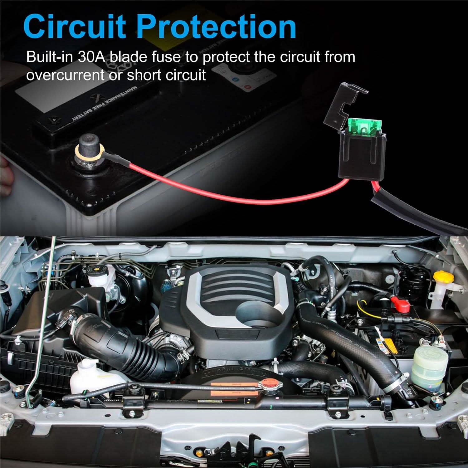 LED Light Bar Wiring Harness Kit Universal Fitment by DailySale