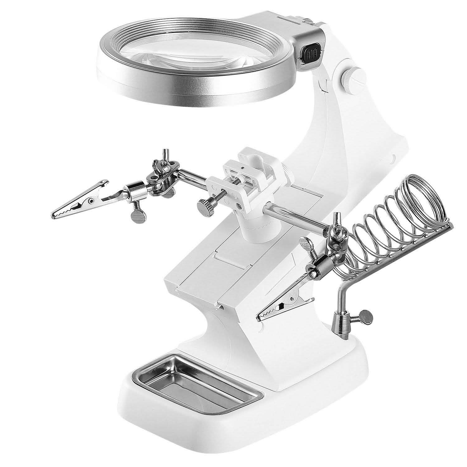 LED Lights Helping Hands Magnifying Glass by DailySale