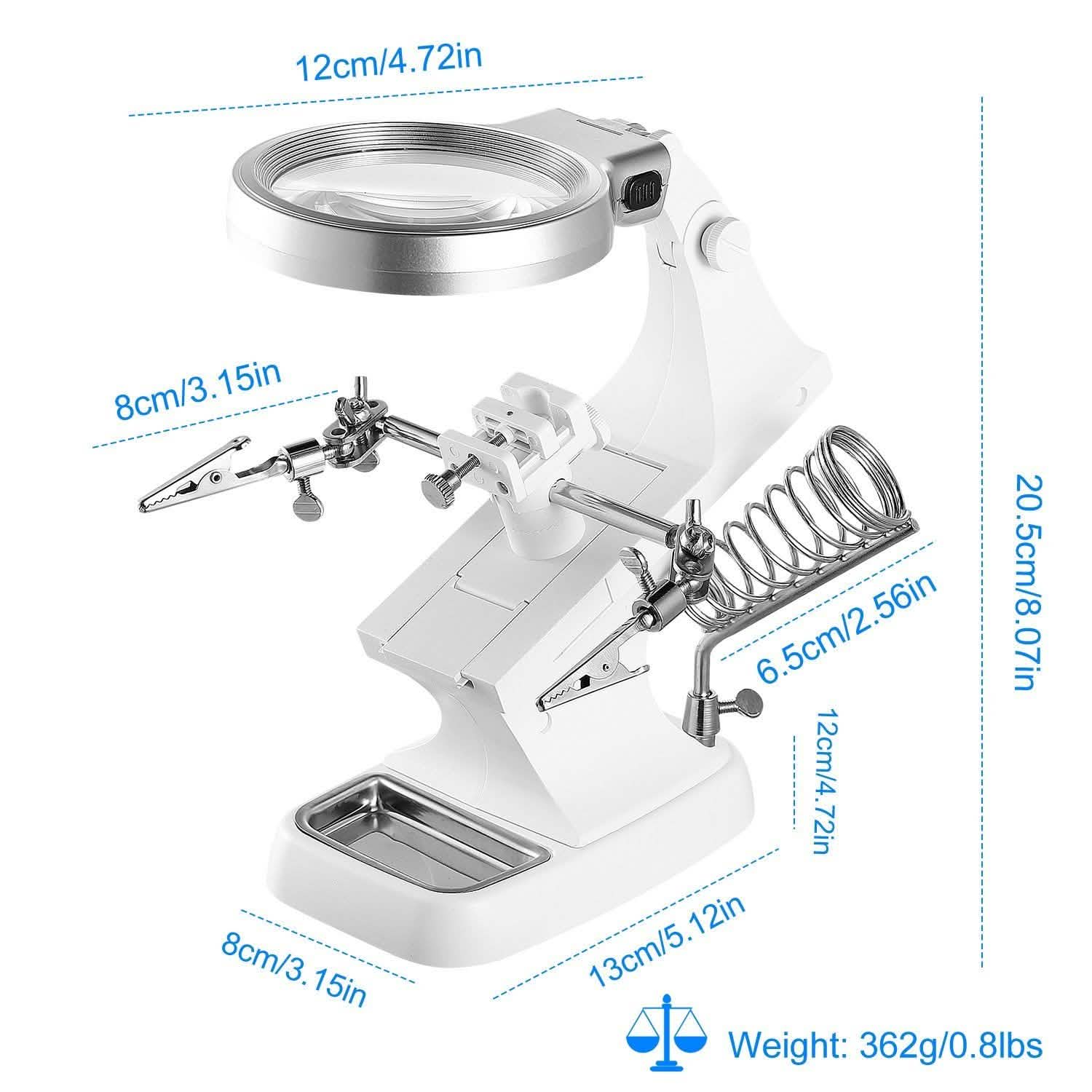 LED Lights Helping Hands Magnifying Glass by DailySale