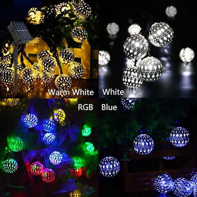 LED Outdoor Solar String Lights by DailySale