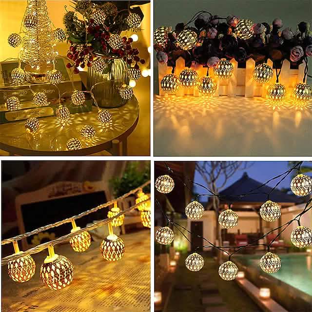 LED Outdoor Solar String Lights by DailySale