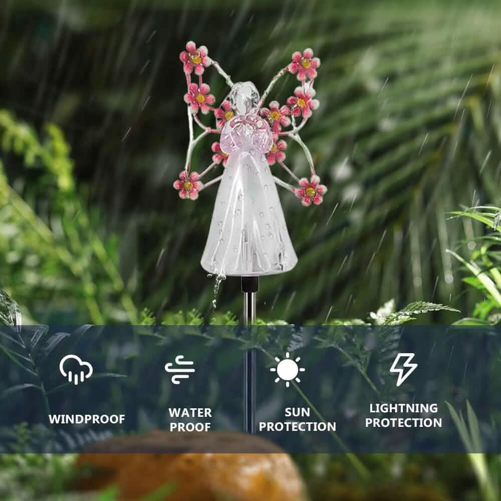 LED Solar Angel Garden Stake Lights by DailySale