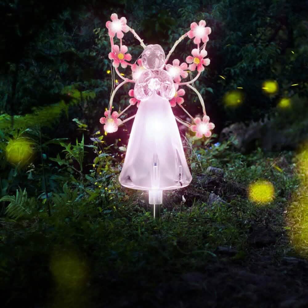LED Solar Angel Garden Stake Lights by DailySale