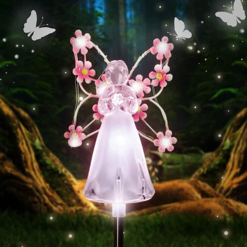 LED Solar Angel Garden Stake Lights by DailySale