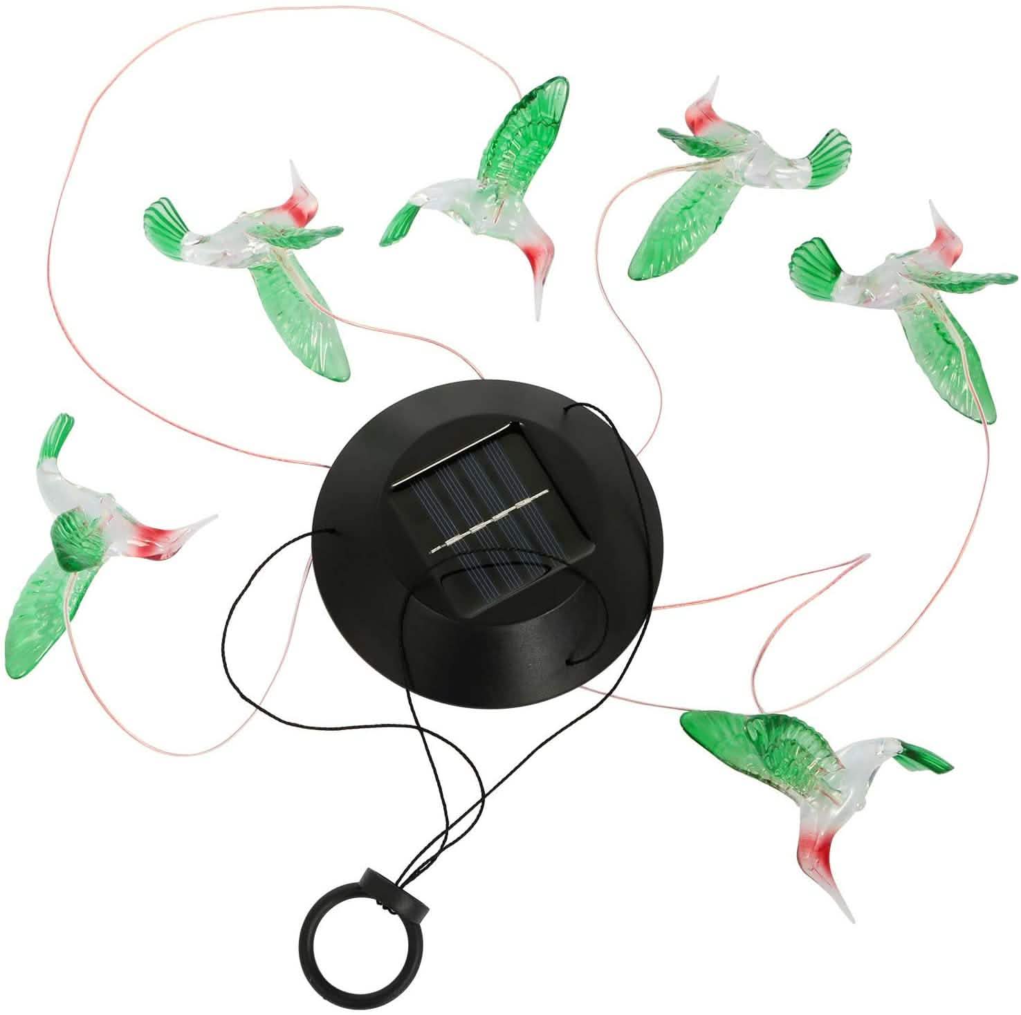 LED Solar Hummingbird Wind Chime by DailySale