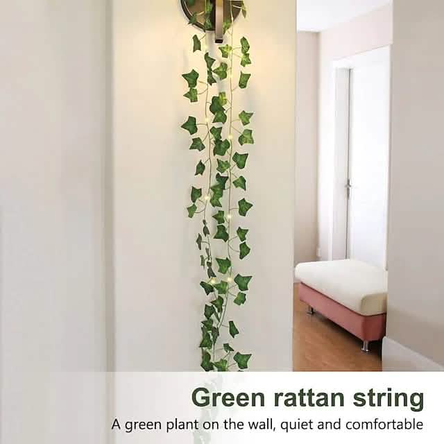 LED Solar Ivy Leaf String Light by DailySale