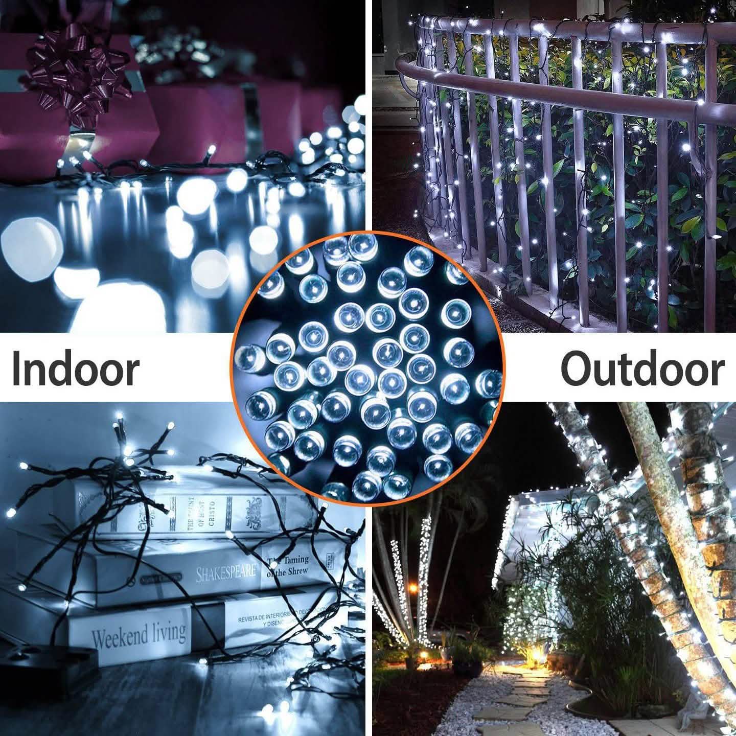 LED Solar Power Fairy String Lights by DailySale