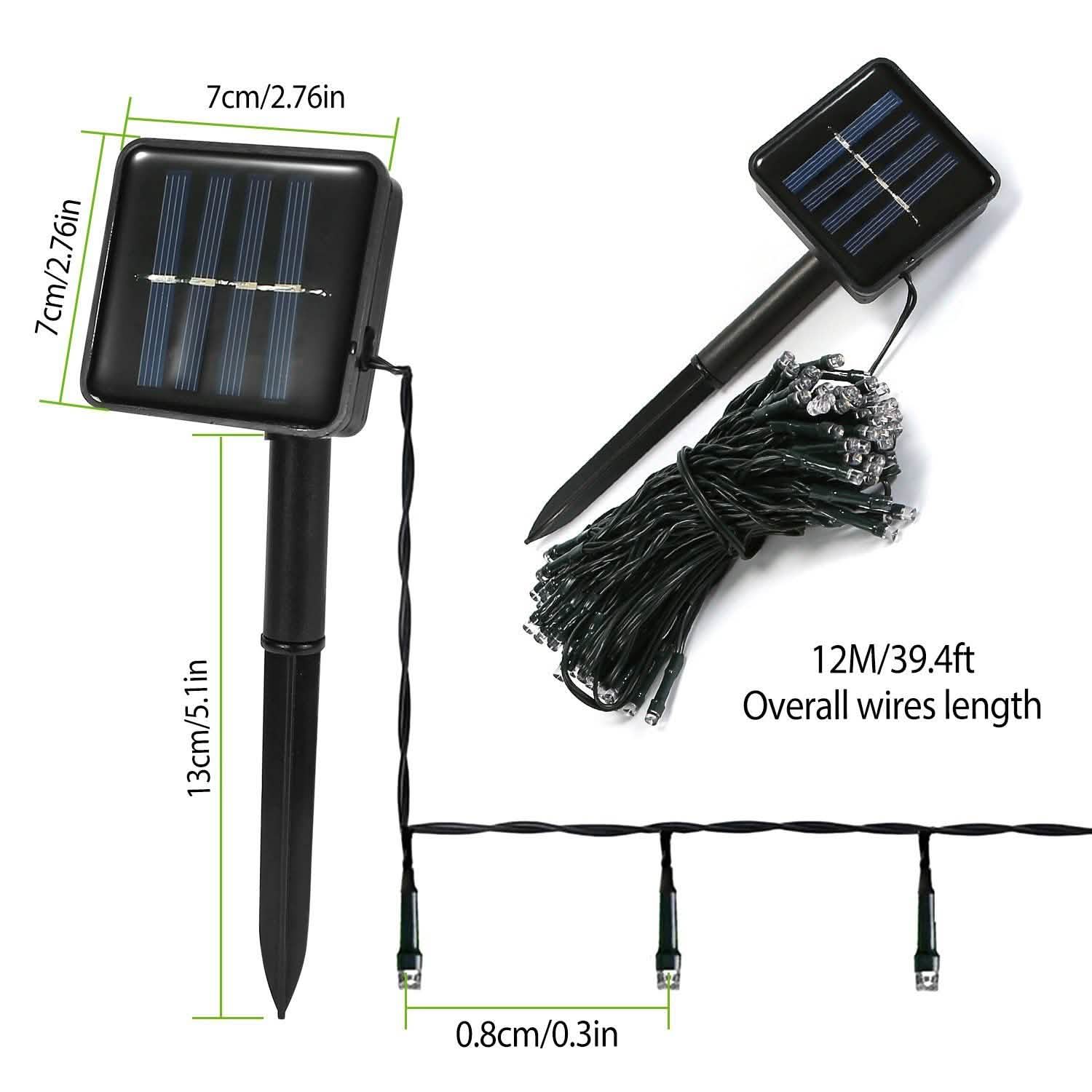 LED Solar Power Fairy String Lights by DailySale