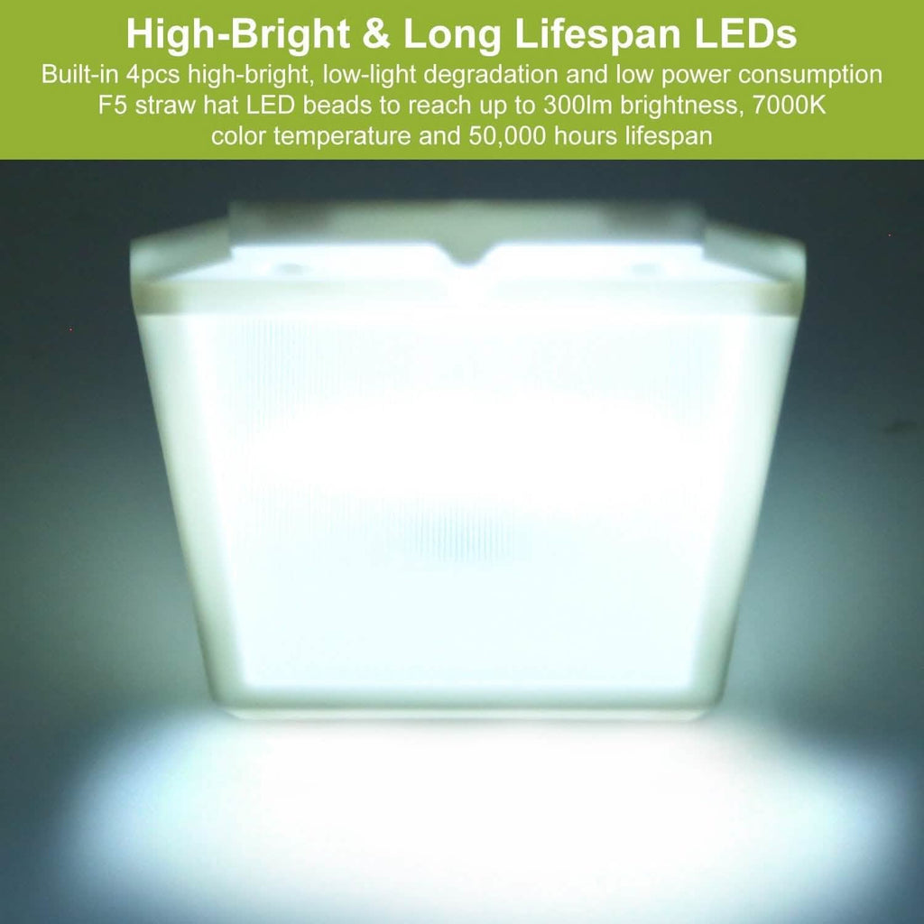 LED Solar Powered Stair Lights by DailySale