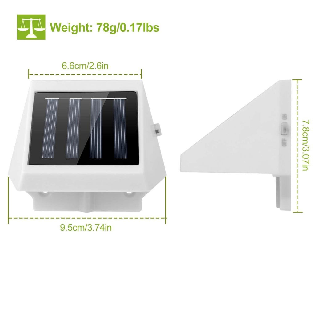 LED Solar Powered Stair Lights by DailySale