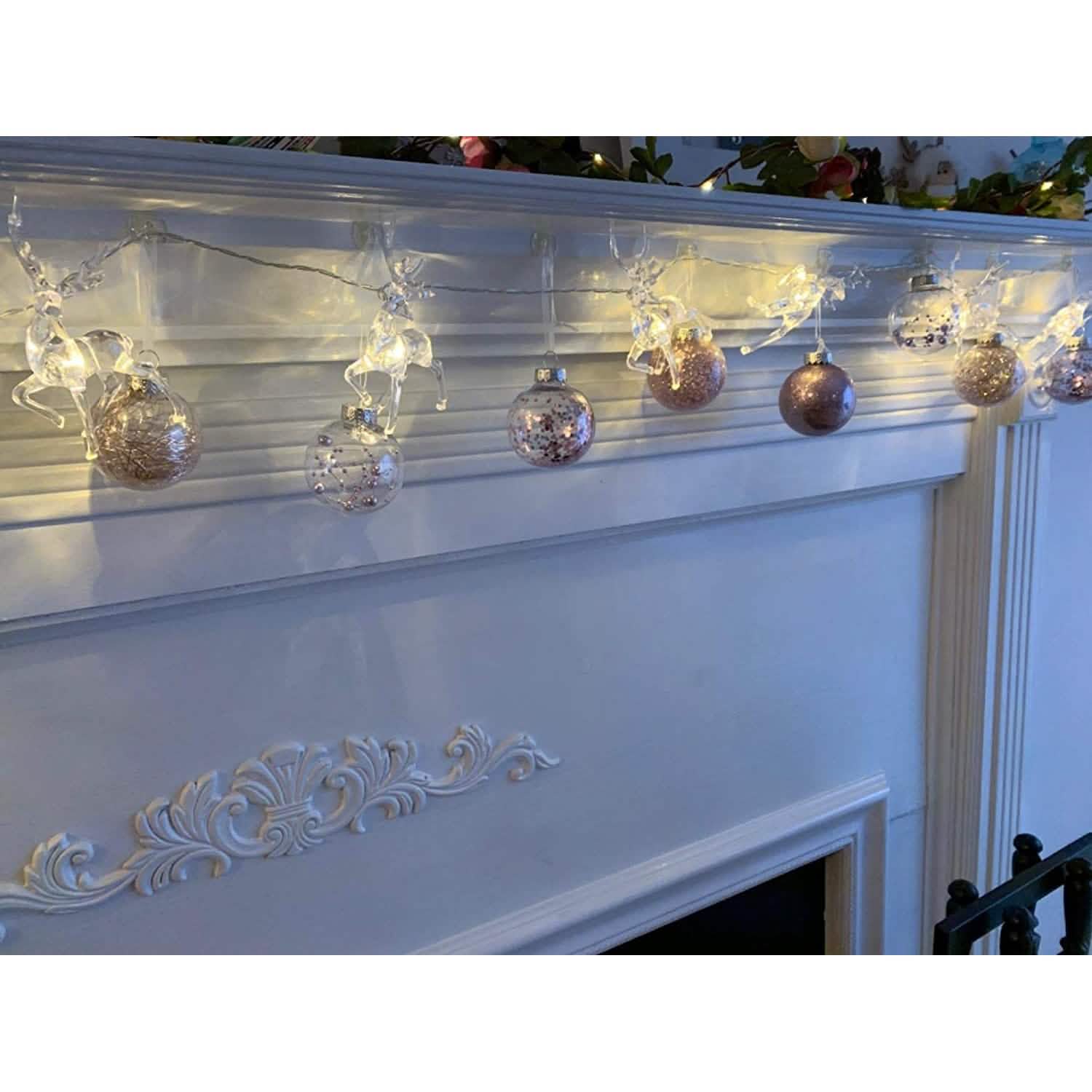 LED Warm White Christmas Lights Reindeer String Lights by DailySale