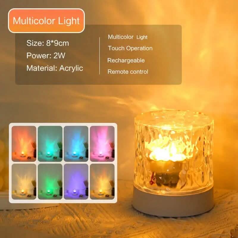 LED Water Ripple Ambient Night Light by DailySale