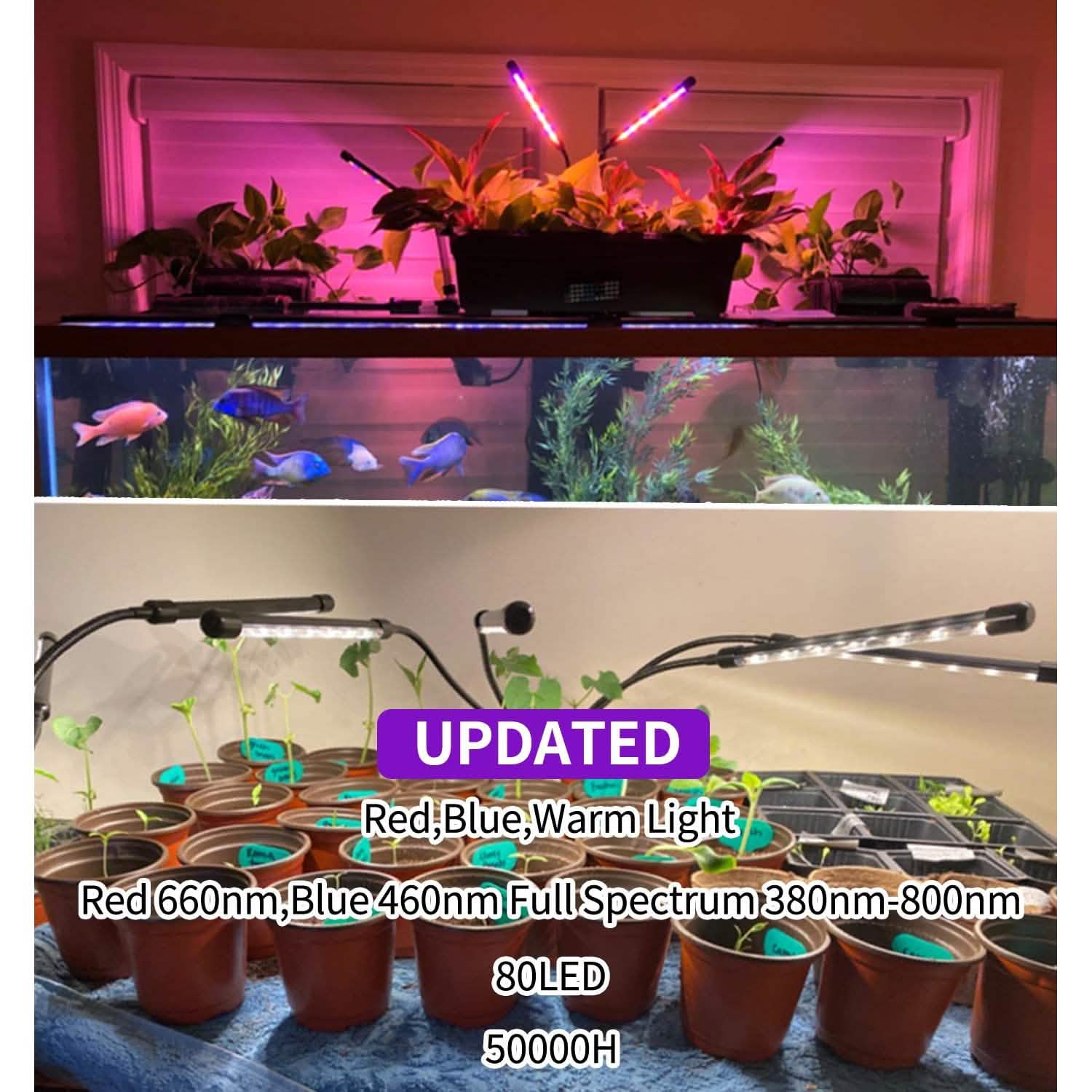 LEOTER Grow Light for Indoor Plants by DailySale