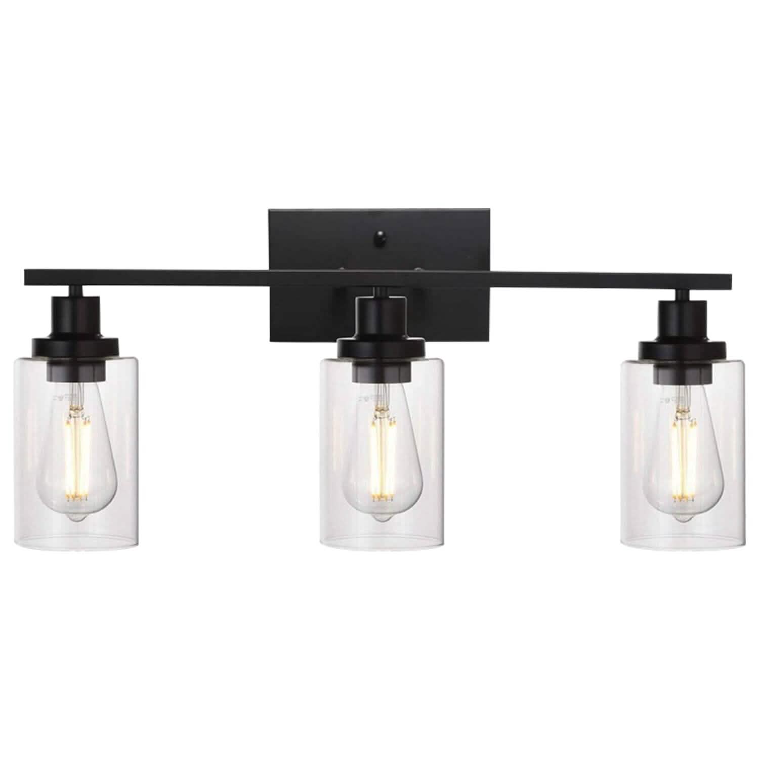 Light Wall Scone Lighting with Clear Glass by DailySale