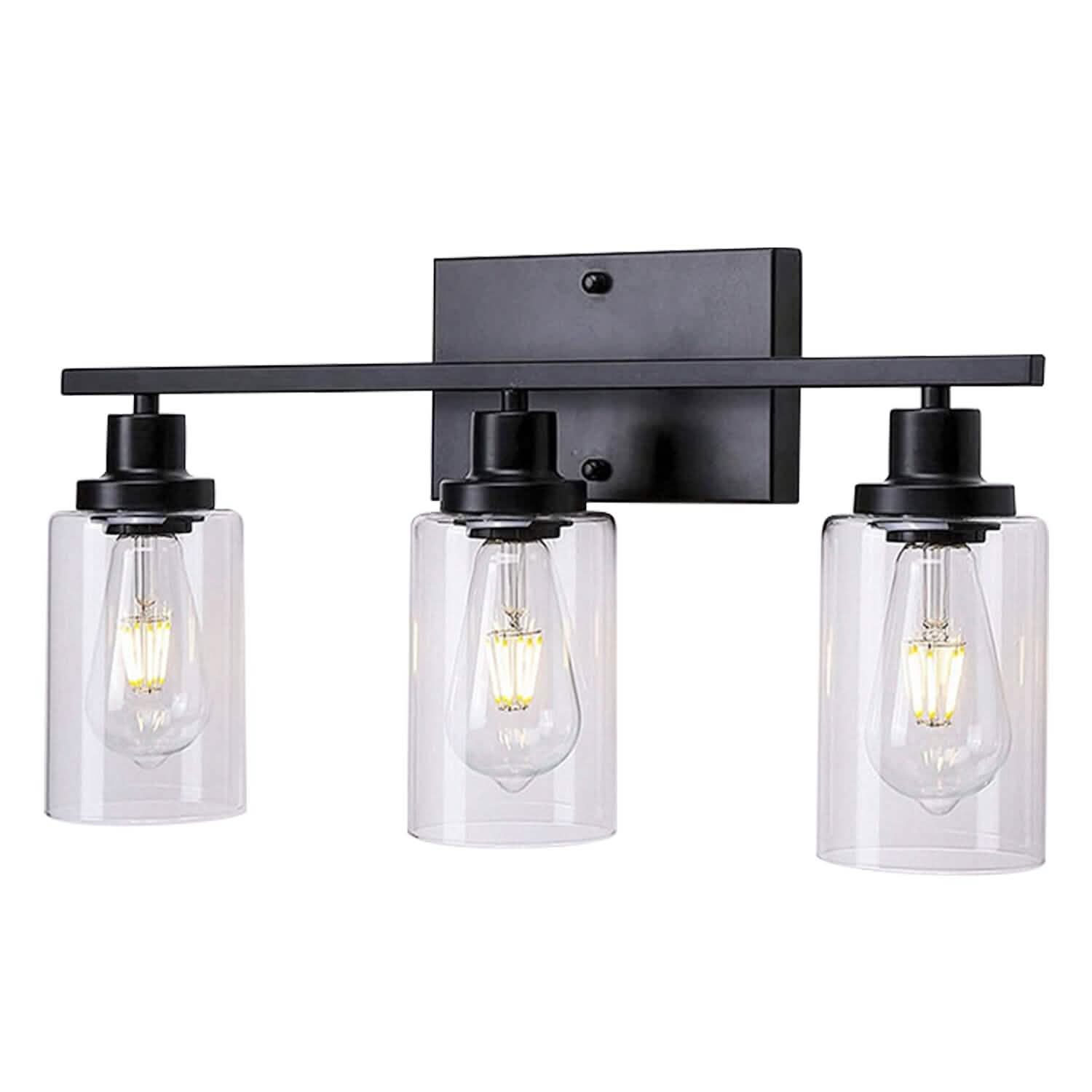 Light Wall Scone Lighting with Clear Glass by DailySale
