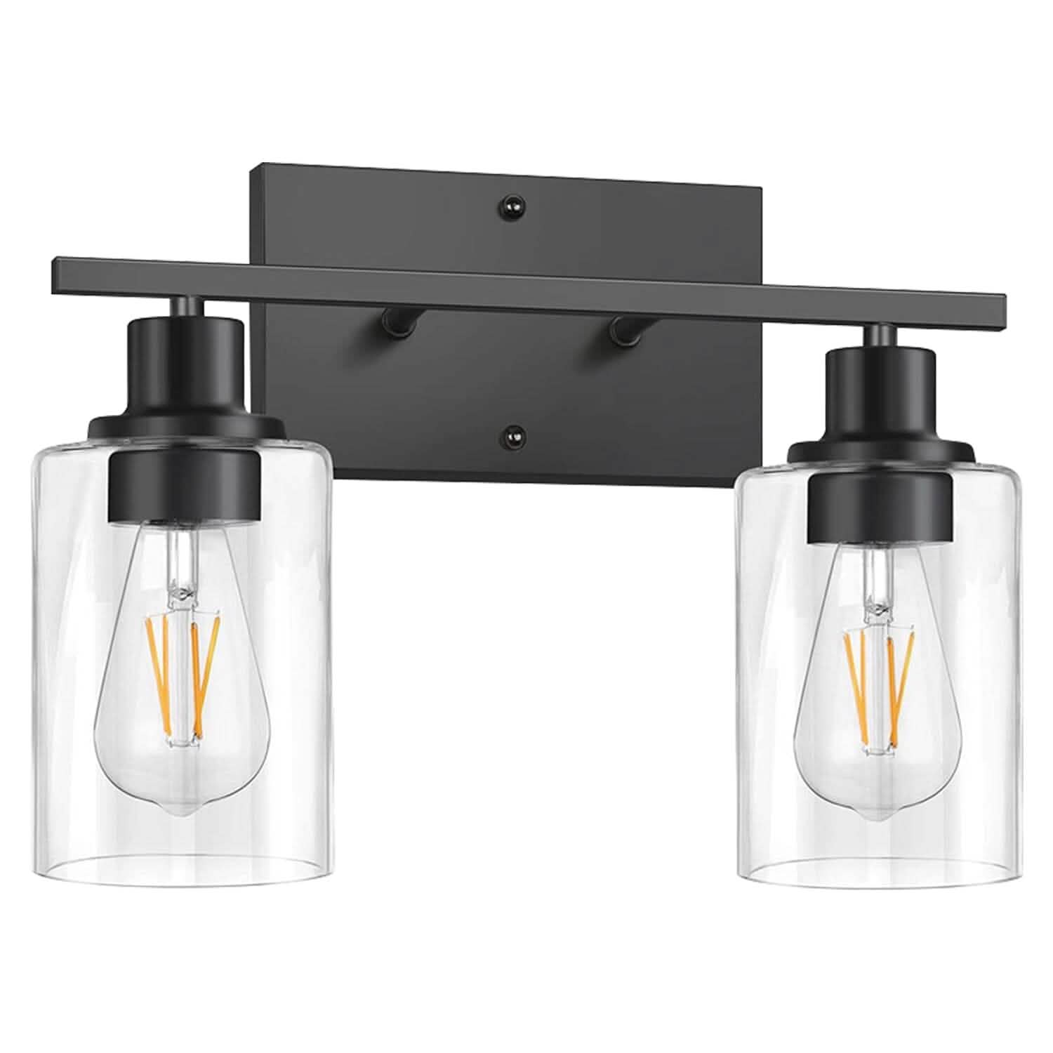 Light Wall Scone Lighting with Clear Glass by DailySale