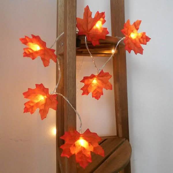 Lighted Fall Garland 40 LED String Light by DailySale