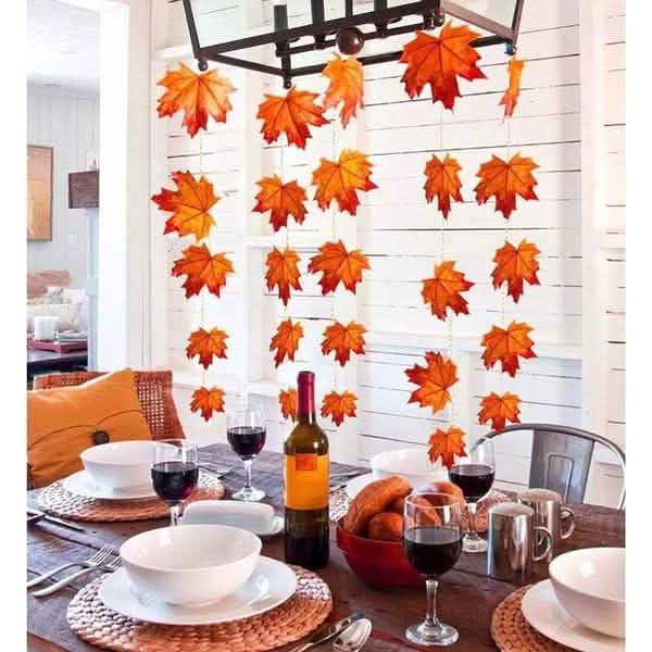 Lighted Fall Garland 40 LED String Light by DailySale