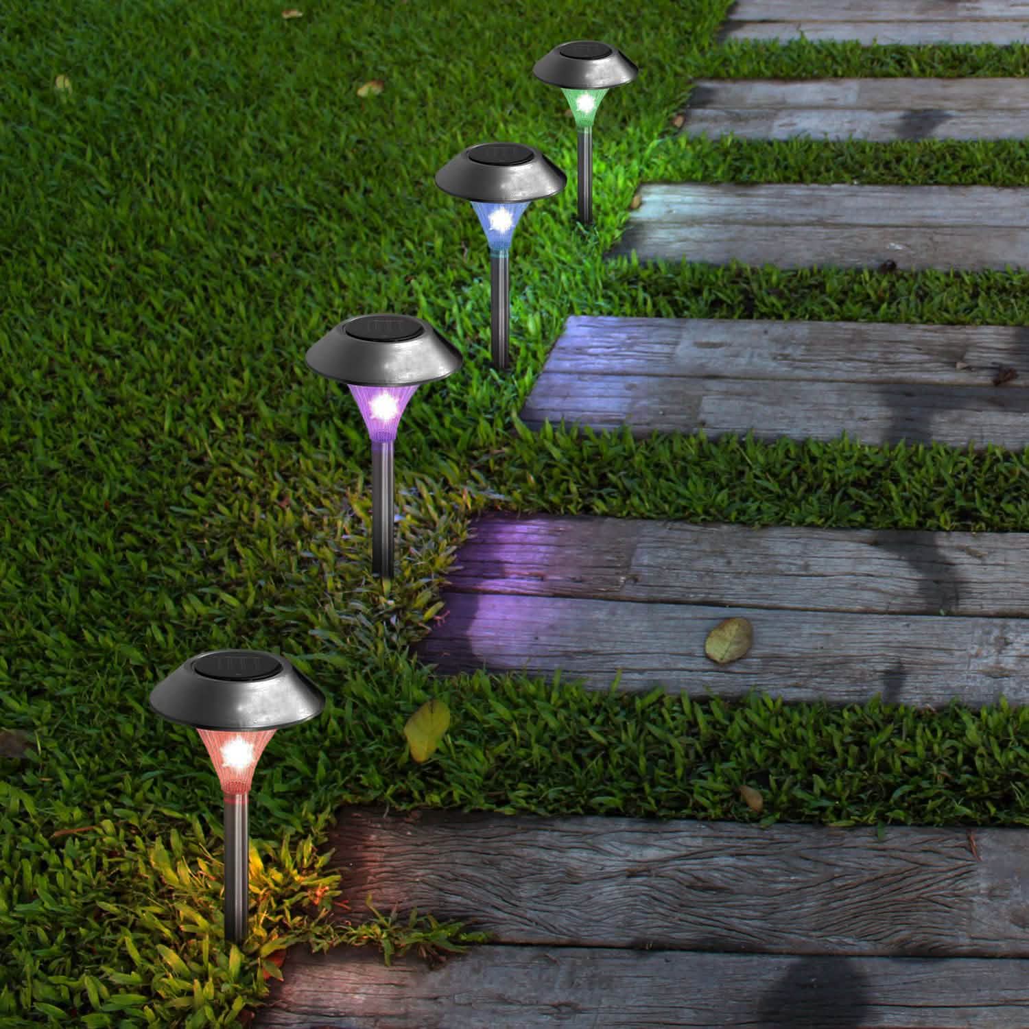 Lights Color Changing Landscape Solar Lamps by DailySale