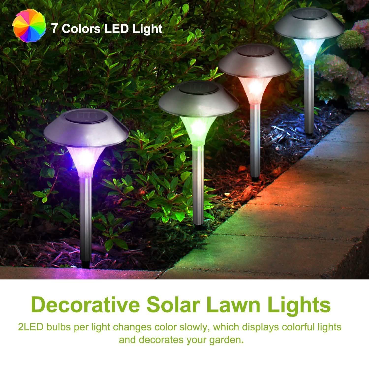 Lights Color Changing Landscape Solar Lamps by DailySale