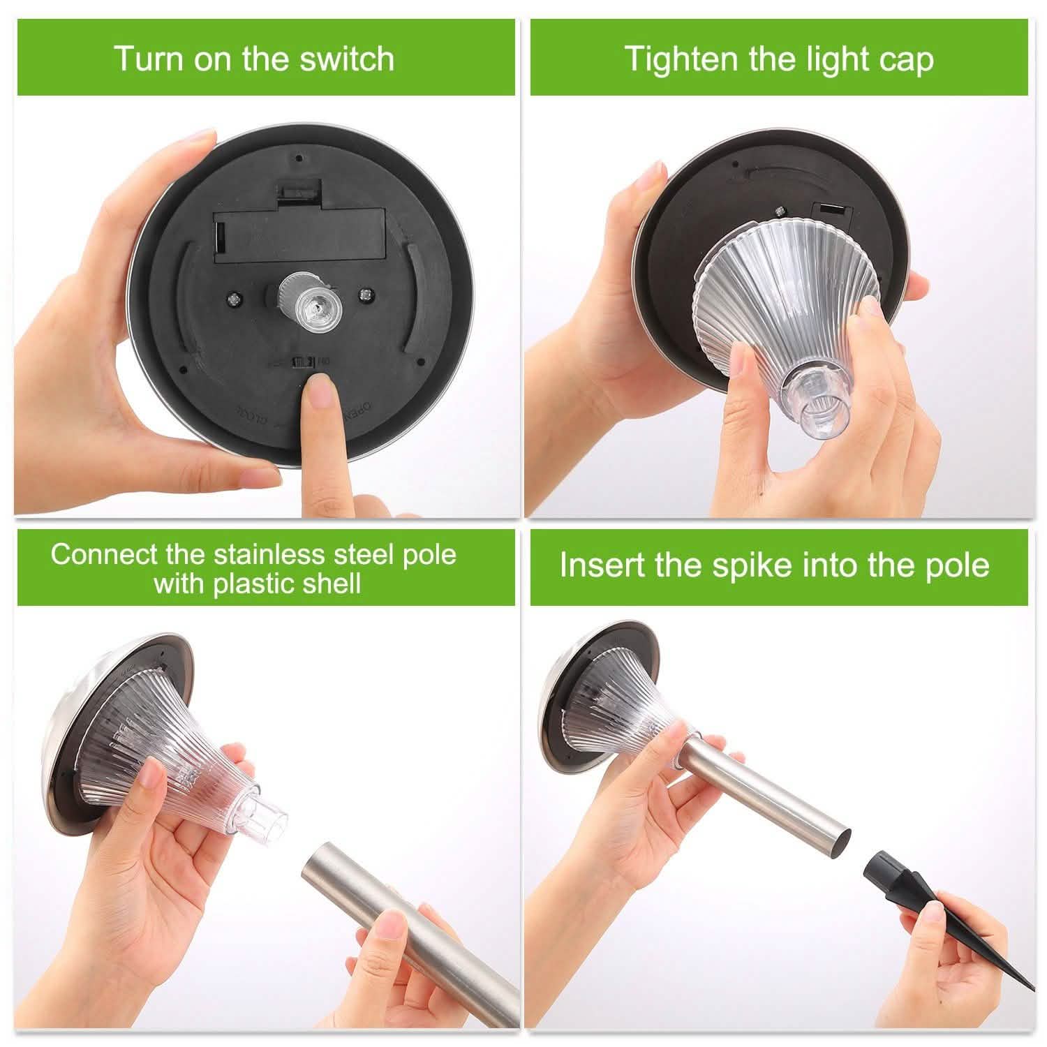 Lights Color Changing Landscape Solar Lamps by DailySale