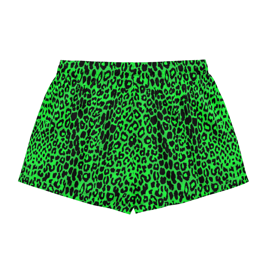 Lime Leopard Silky Pajama Bottoms by Goth Cloth Co.
