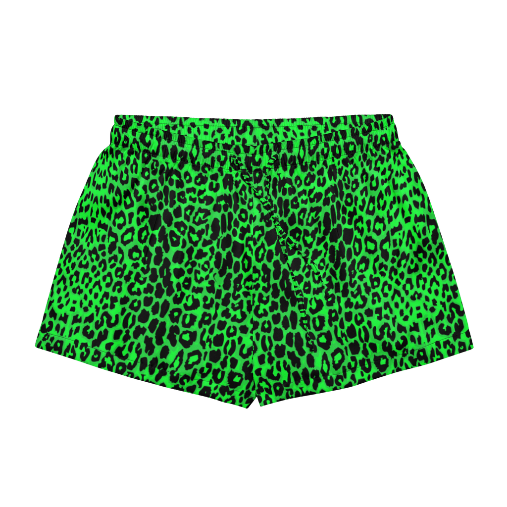 Lime Leopard Silky Pajama Bottoms by Goth Cloth Co.