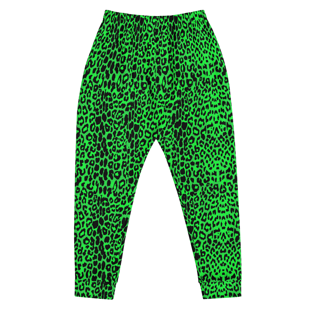 Lime Leopard Unisex Joggers by Goth Cloth Co.